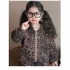 Girls' Suits Autumn Baby Girl Leopard Print Jacket Children