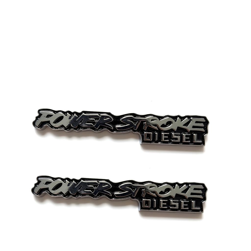2pcs- Metal Car Badges And Emblems for Cars, Motorcycles, Suvs, Trucks, Boats, Refrigerators, Toolboxes, Hoods, Trunks, Fenders, Side Doors,
