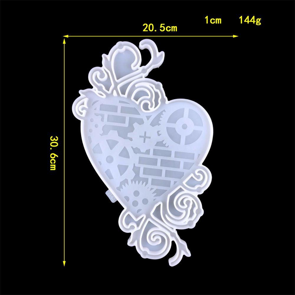 Dekorace Silikonové formy Formy z epoxidové pryskyřice Forma na zavěšení na stěnu Tvar srdce/motýl/klobouk/ozubení