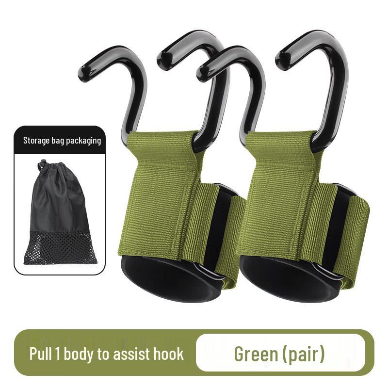 Fitness Lifting Hooks with Wrist Support