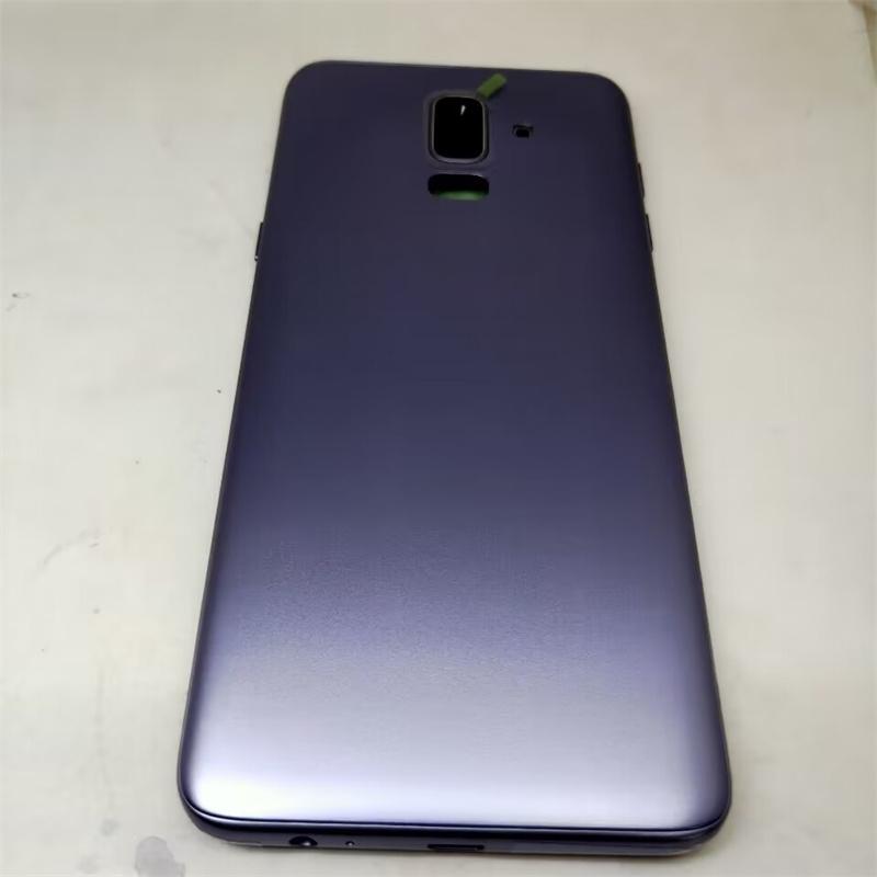 

For Samsung Galaxy J8 2018 J800 J800F SM-J800F Housing Battery Door Rear Back Cover Chassis Shell Replacement синий