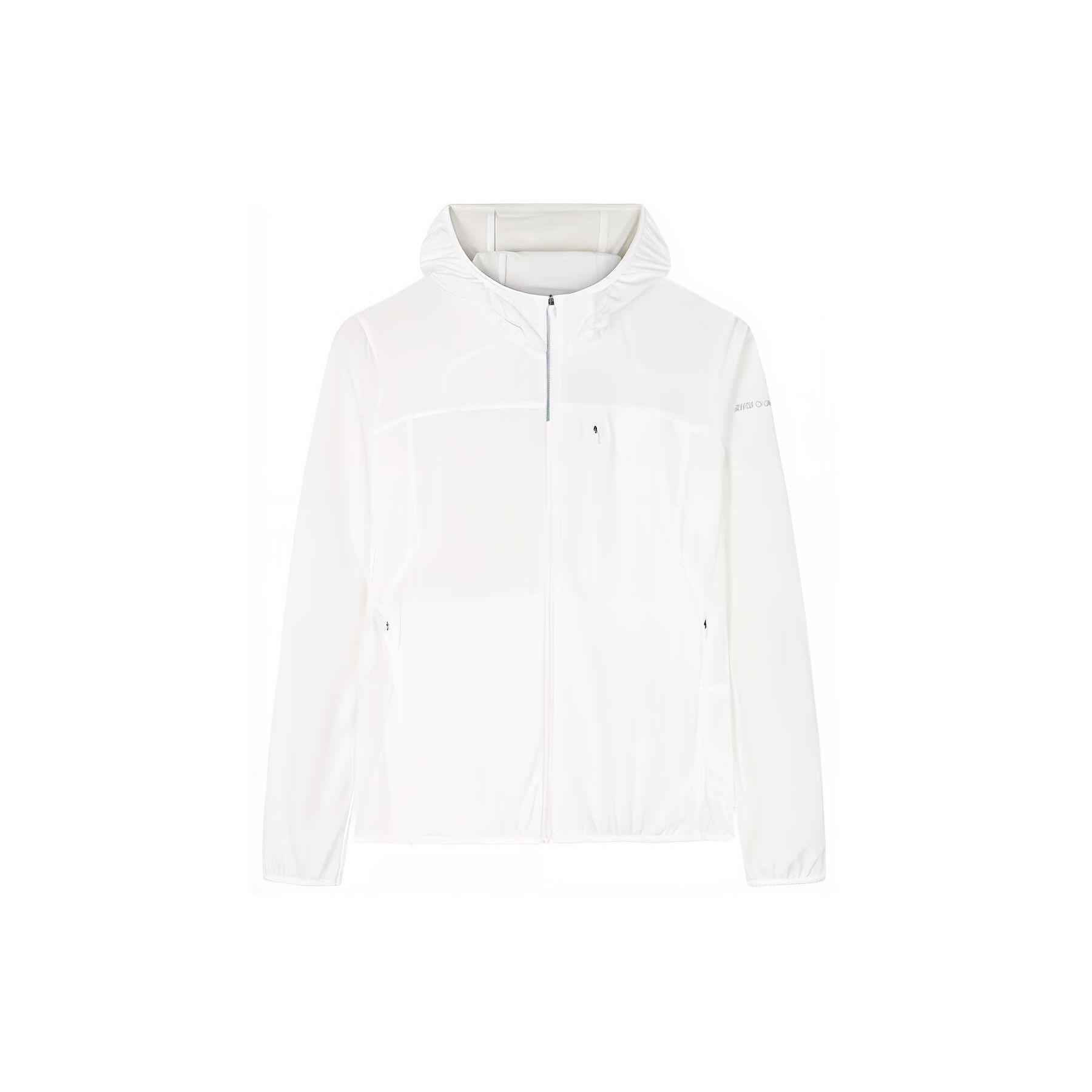 

Anta Outdoor Series Solid Color Zip UV Resistant Sports Sun Protection Jacket Women jackets Paper-White 162420613-1 2XL