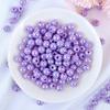 Acrylic Solid Color Round Beads for DIY Jewelry Bracelet Making