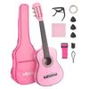 Classical Guitar, 780 Mm, Wood Classical Guitar Starter Kit for Beginners, with Nylon Strings, Gig Bag, Strap, Tuner, Extra Strings, Picks