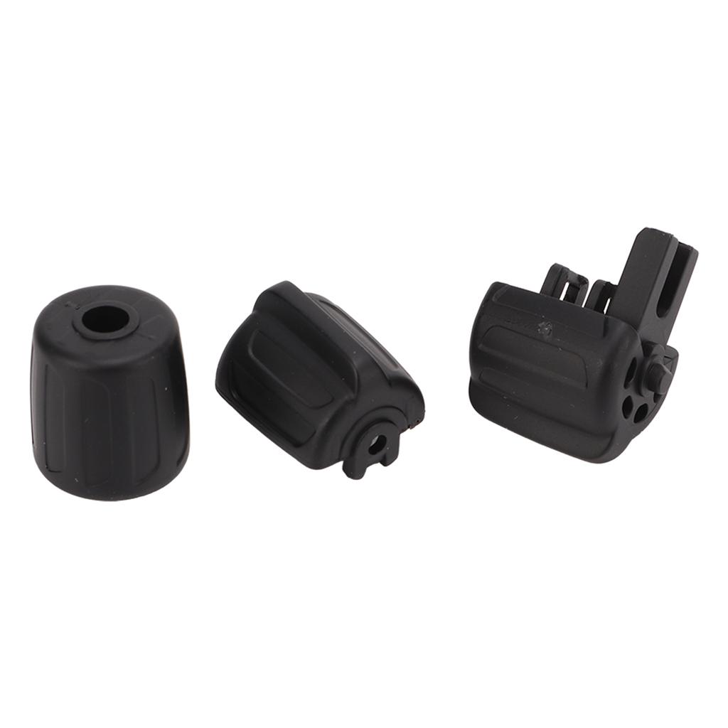 3pcs Steering Wheel Control Button Multifunction ABS 61319273656 Replacement for F10 F11 F18 F20 F21 F26 Black