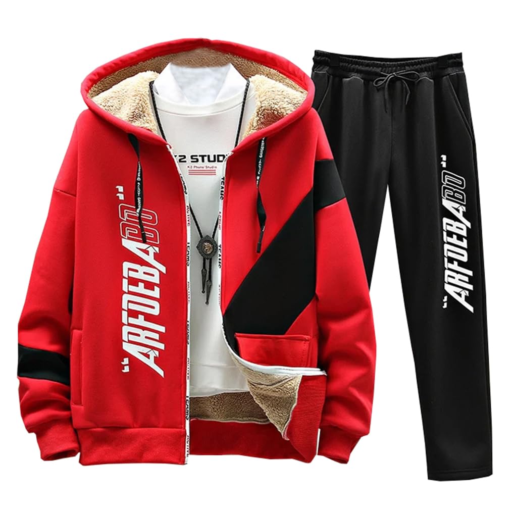 

Трикотажный верх и низ, худи и длинный зимний комплект больших размеров [NOMSOCR] Мужской комплект с флисовой подкладкой, брюки, спортивный костюм, с капюшоном, домашняя одежда, верхняя одежда, M-3XL (XL,