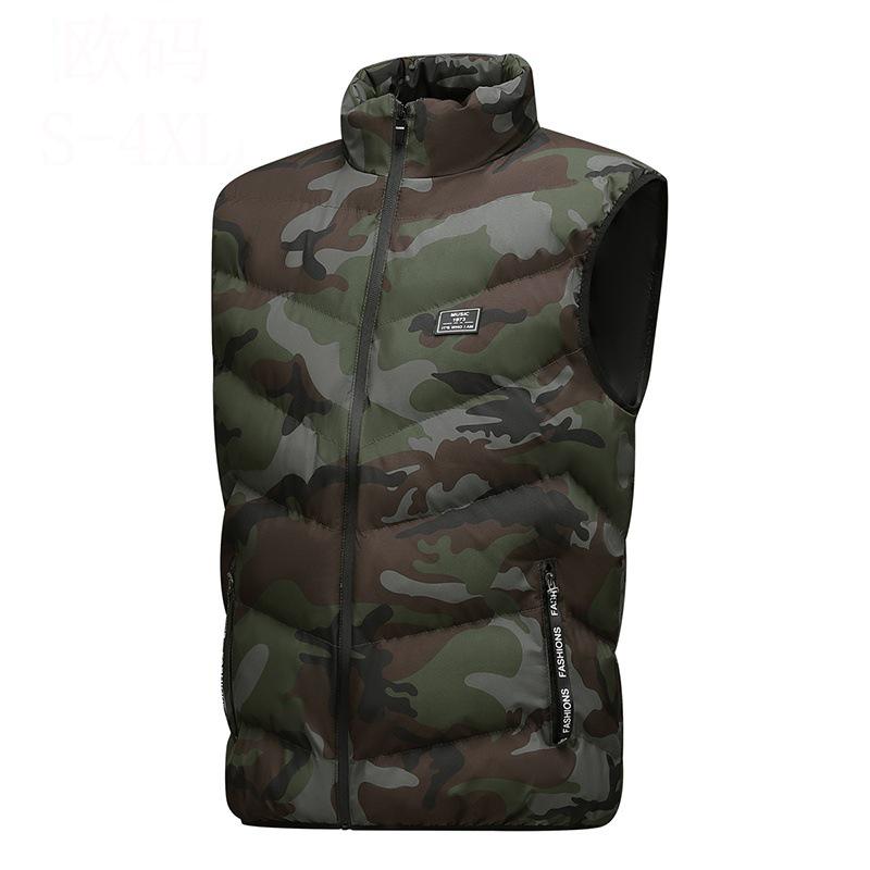 Ziemas Vīriešu Silti Dūnu Polsterēti Vestes