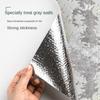 50cm*5m 3D Self-adhesive Thicken Waterproof Wallpaper Linen Textured Pure Color Home Decorative Refurbished Sticker