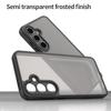 For Samsung Galaxy S24 FE Case with Screen Film WANLONFENG FD Series Skin Touch TPU PC Phone Back Cover