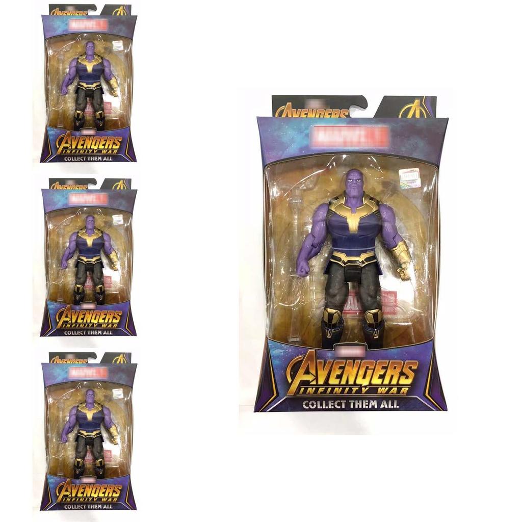 Luxusní akční figurky hrdiny Thanose z filmu Avengers 3: Infinity War s pohyblivými klouby