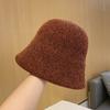 Bucket hat bucket hat big head circumference autumn and winter hat women's new basin hat