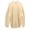 Quill`s Woollen Market 90s Made in Ireland Old Long sleeve knit cream Men's Used