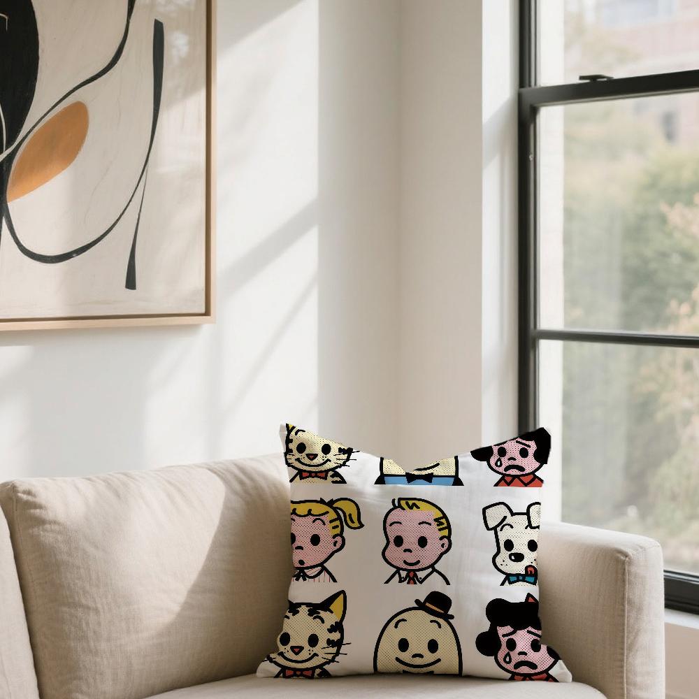 Harada Osamu Art Cute O-Osamu Goods For Sofa Car Office Cafe Soft And Comfortable Double-Sided Printing Pillow Cover