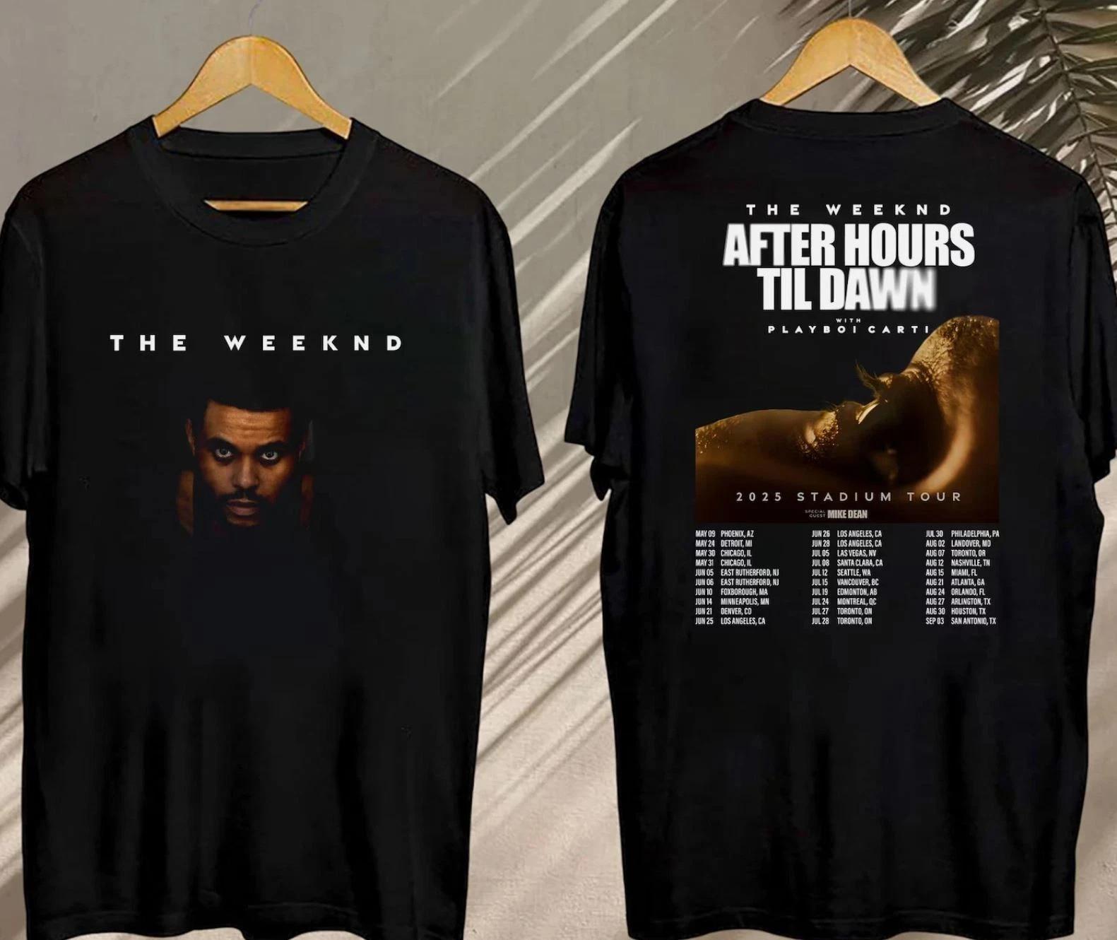 

2025 The Weeknd After Hours Til Dawn Tour Shirt, The Weeknd Concert 2025 S