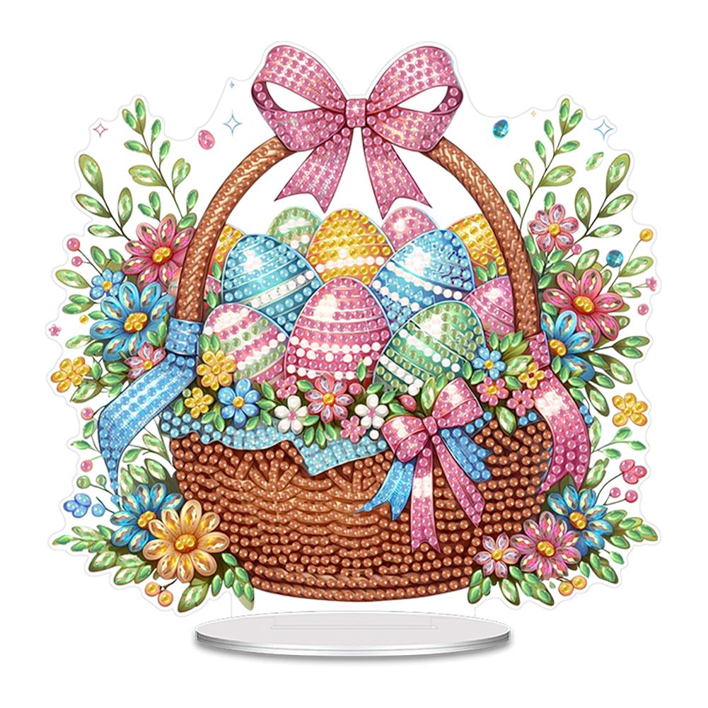 Acrylic Rose Elf Girl Table Top Diamond Painting Ornament Kits Desktop Diamond Art Kits 5D DIY Diamond Art Tabletop Decorations