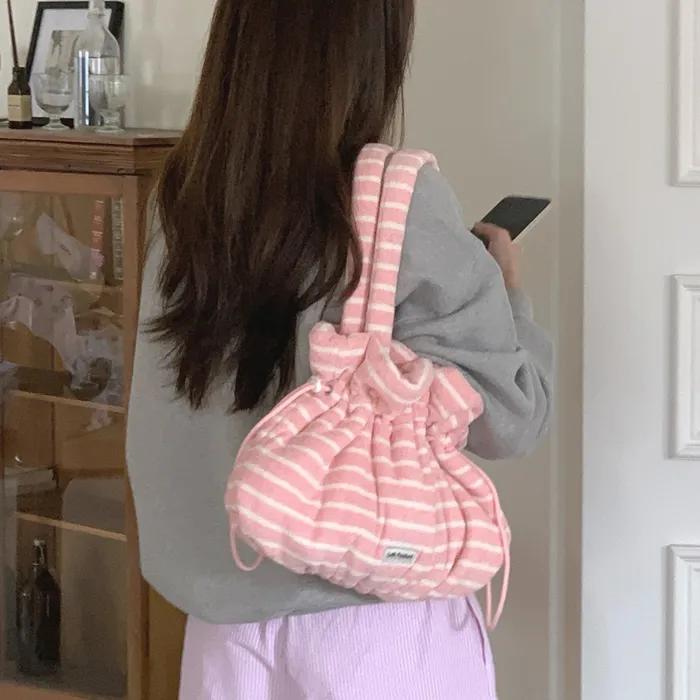 Terry Drawstring Bag