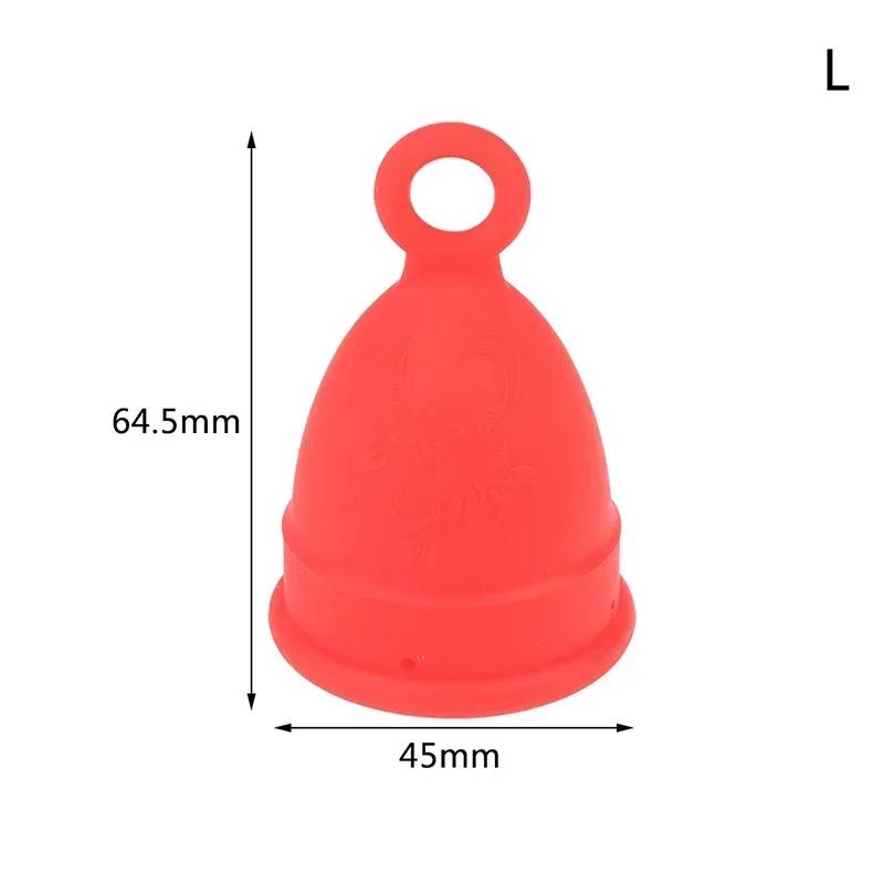 Size S/L Menstrual Cup Medical Silicone Lady Feminine Hygiene Copa Women Period Soft Grade with Storage Case Leak-proof Reusable