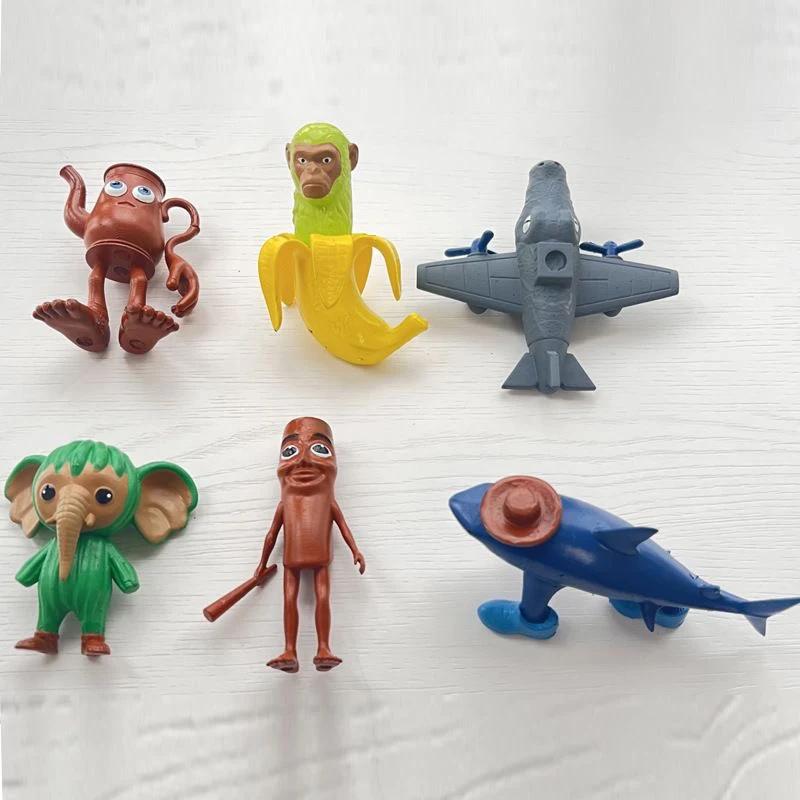Italiano Brainrot Tung Sahur Figura Juguete Tralalero Tralala Figuras Bombardino Cocodrilo Shimpanzini Bananini Modelo Decoración Muñeca Regalo