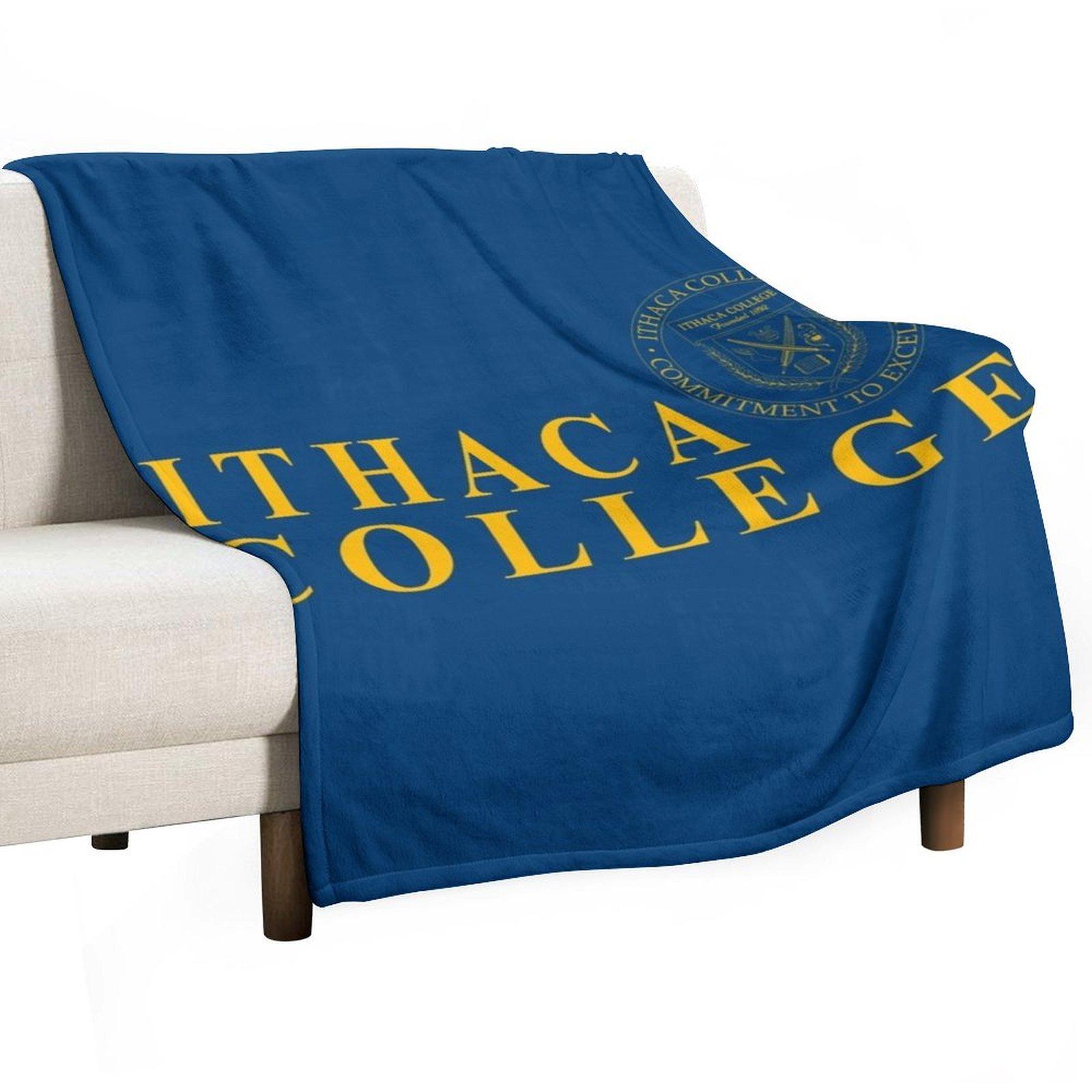 

Ithaca College 2 Throw Blanket Furrys Baby Multi-Purpose Sofas Blankets 30x40in