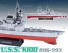 Platz Dragon Scale American Missile Destroyer Kidd Plastic Model Kit DR1014 1/350 U.S.S. DDG-993 (Ship)