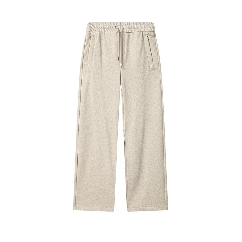 

FILA Milano Series Fashion Casual Versatile Soft Straight Leg Knit Sports Pants Women pants Wheat-Yellow Flower-Gray F11W545601FBG XL