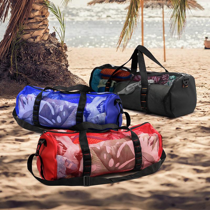 Mesh Dive Bag, Extra Large Mesh Travel Duffle For Scuba Diving And Snorkeling Gear & Equipment - Dry Bag Hold Mask, Fins, Snorke