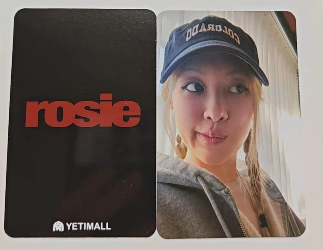 

[USED] ROSE Rosé Rosie BLACKPINK APT Yeti Trading Card