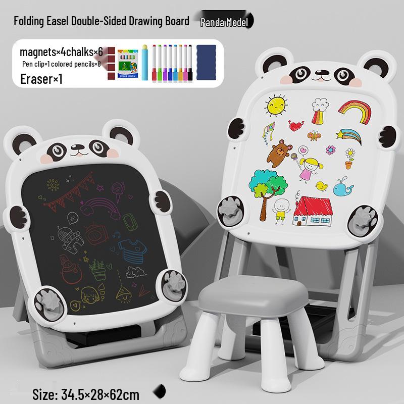 

Многофункциональный детский мольберт: Рисование и письмо Доска для рисования/Белая доска с ножками стола