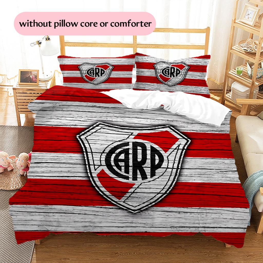 River Plate Pattern Bedding Home Decoration Birthday Gift (1 * duvet cover + 2 * pillowcase, without core)