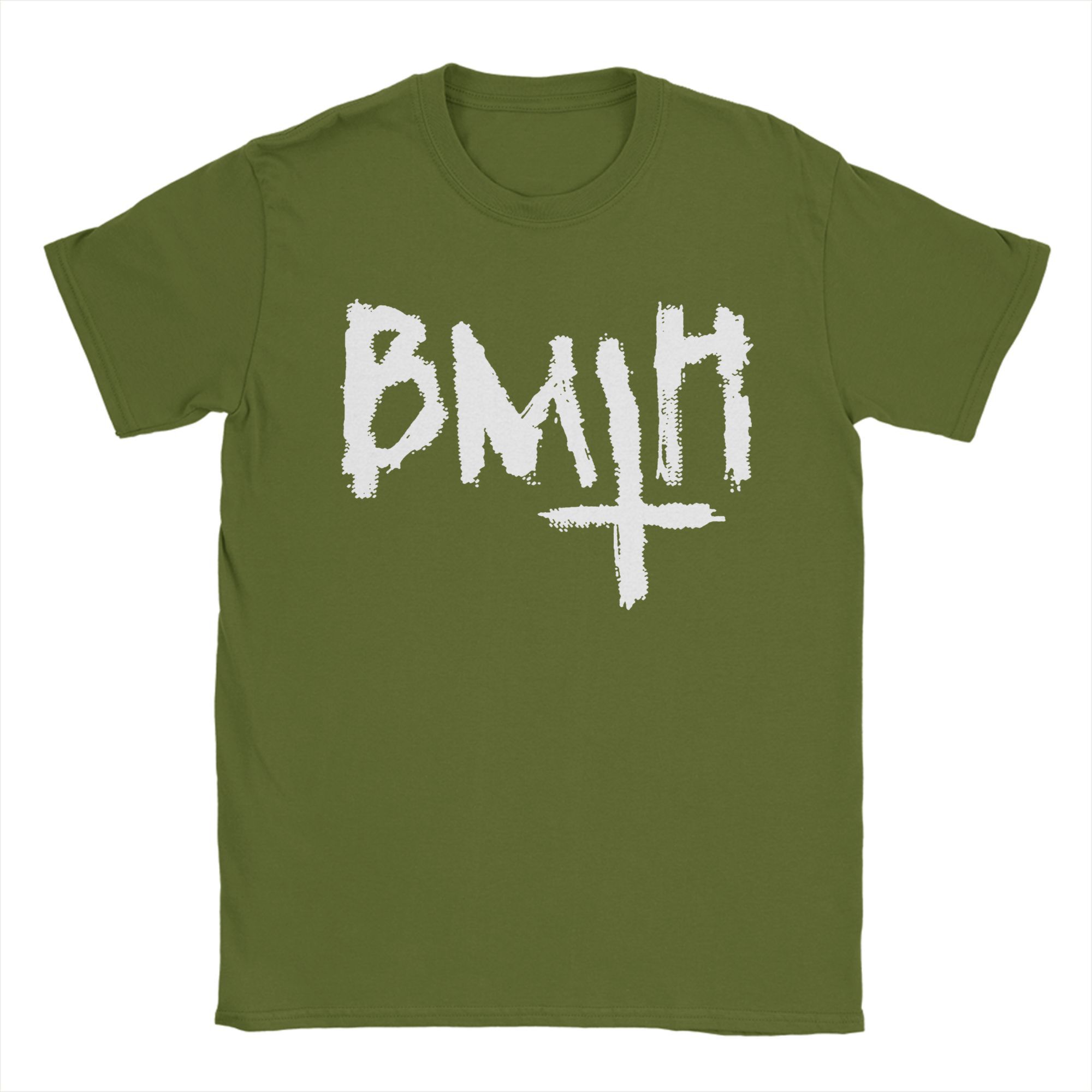 

Men s T-Shirts Brings Me the Horizons BMTH Funny Pure Cotton Tees Short Sleeve T Shirts O Neck Clothing New Arrival 4XL