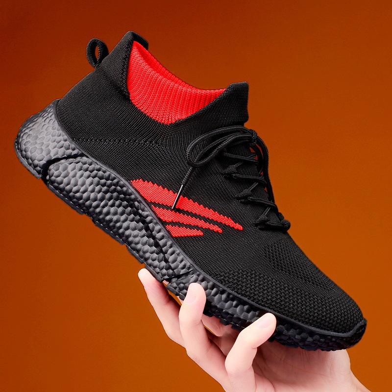 New Breathable Casual Sports Size Fly-woven Socks Shoes Running Shoes