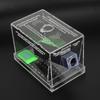 Acrylic Feeding Cricket   Pen with Tubes Insect Cockroach Care Kit Reptile   Box