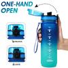 Large Capacity Frosted Gradient Plastic Water Bottle with High Aesthetic Value, Outdoor Sports and Fitness Water Bottle, Direct