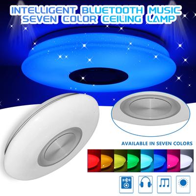 Bluetooth Ceiling Light 25W Diameter 36cm LED Ceiling Light with Speaker