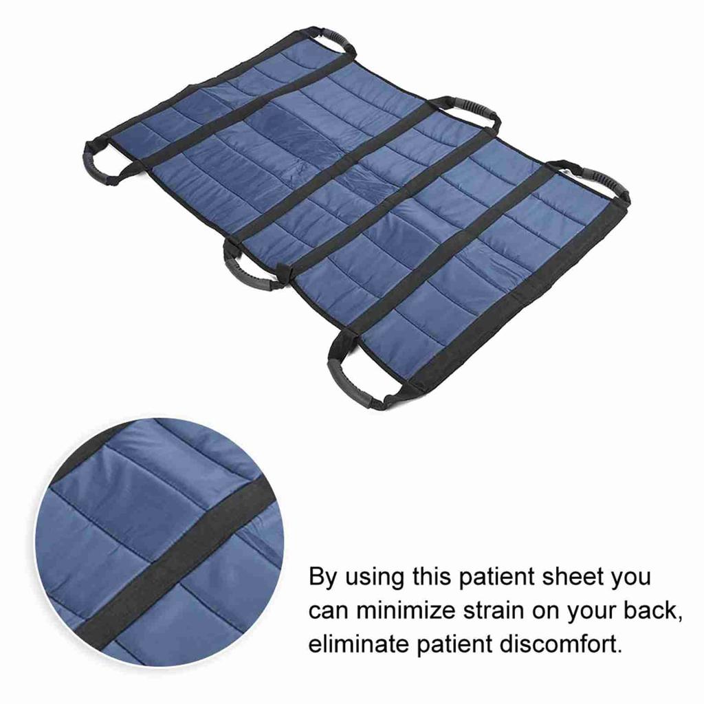 Positioning Bed Sheet with 6 Handles for Patient Turning Transferring  RE Positioning