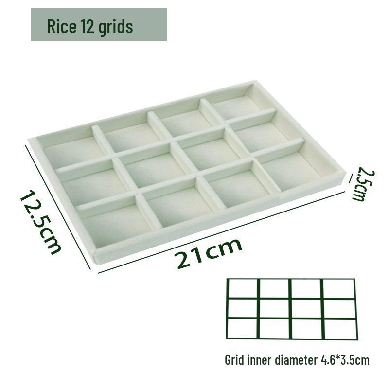 Samt-Schmuckschatulle für Ringe und Ohrringe - Staubdichte Aufbewahrungs- und Vitrinenschachtel