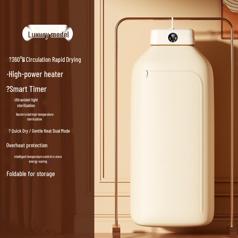 Portable Foldable Clothes Dryer for Adults & Children, Compact Air Drying Solution for Home or Dormitory