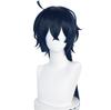 LAOBAO Vanitas Cosplay Perücke, Hitzebeständig, Schwarz, Lang, Lockiges Haar, Kostümzubehör, Perfekt für Partys, Halloween, Schulfeste und Veranstaltungen