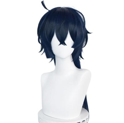 LAOBAO Vanitas Cosplay Perücke, Hitzebeständig, Schwarz, Lang, Lockiges Haar, Kostümzubehör, Perfekt für Partys, Halloween, Schulfeste und Veranstaltungen