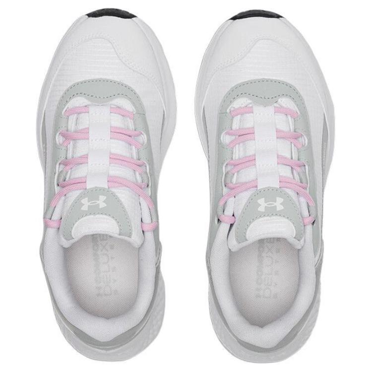 Under Armour Charged Rogue SE Comfortable Versatile Low-Top Lifestyle Sneakers Women sneakers White Gray 3028448-101