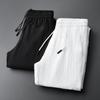 Spring Men's Two-piece Suit Striped Pleated Men Blazer Pants Set Pleated Drawstring Loose Lapel Pockets Thin Formal Business Men Set