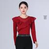 2026 Women's Sequin Ruffle Leotard - High-End Spring/Summer Figure Training & Etiquette Outfit