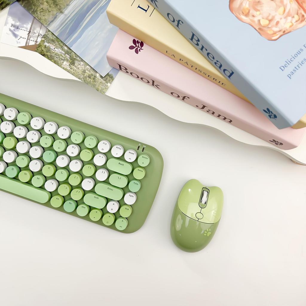 Mofii M3DM Ratón Inalámbrico Bluetooth de Modo Dual Chic – Ratón Inalámbrico Silencioso para Portátil y Trabajo de Oficina