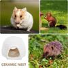 Hamster House For Cage Cooling Resin Gerbil Shelter Summer Chinchilla Habitat For Pet Parents Animal Lovers Kids Teens Adults