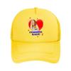 Illustration with Feminine Rage Slogan Mesh Baseball Cap