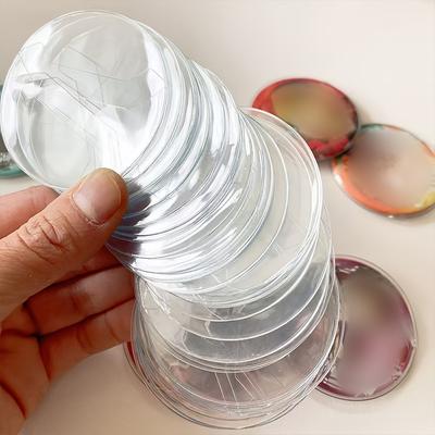 10PC Protective Sleeve Packing Cover Materials Badge Holders For Collectible Toys Accessories Badge Protector Case Anime 2 Sizes