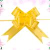 20Pcs Gold Trimmed Pull Bows Instant Bow Maker Ribbon for Gift Boxes Bags Wedding Favors Baby Shower Valentine Easter Craft