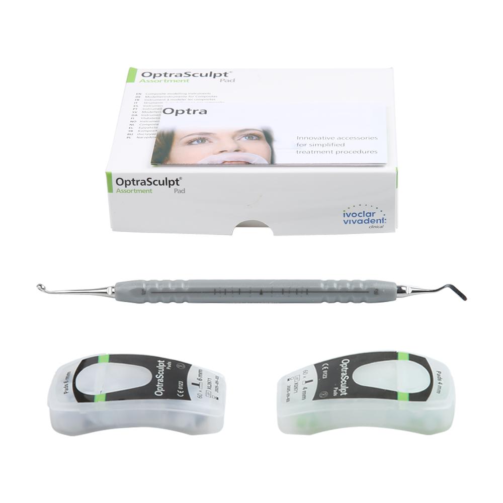 

1 комплект Optrasculpt Pad, стоматологический набор Ivocler Vivadent, набор для передней и задней части, композитный инструмент из смолы, инструмент для моделирования пены