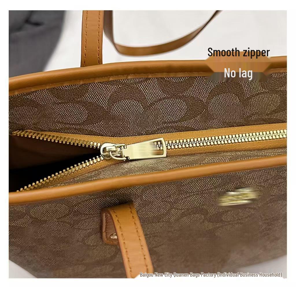 Stylish Printed Handbag: Versatile Large Bag for Women, European & American Popular Crossbody Shoulder Bag