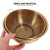 2pcs Stainless Steel Mixing Bowl Colander Rice Colander Basket Strainer Basket Vegetables Fruit Basket Washing Basin Kitchen Tool